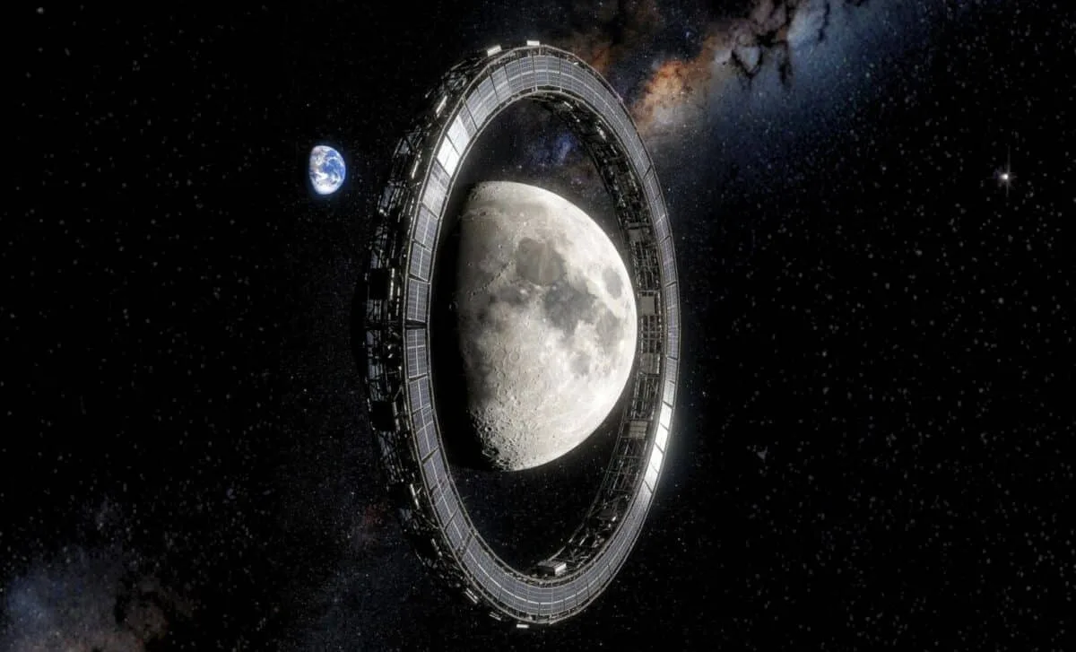 A Look At Japan’s Luna Solar-Ring Around The Moon That Is To Power The Earth With Electricity Forever